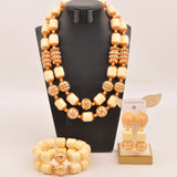 New Artificial Coral Bead Necklace Sets