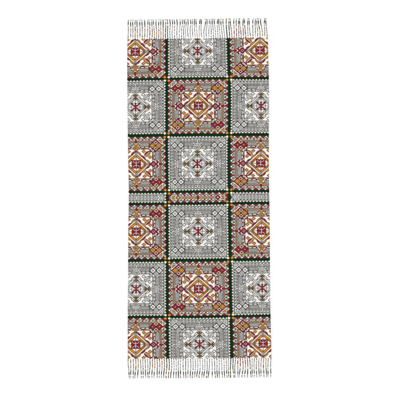 New Customized Printed Amazigh Kabyle Jewelry Scarf