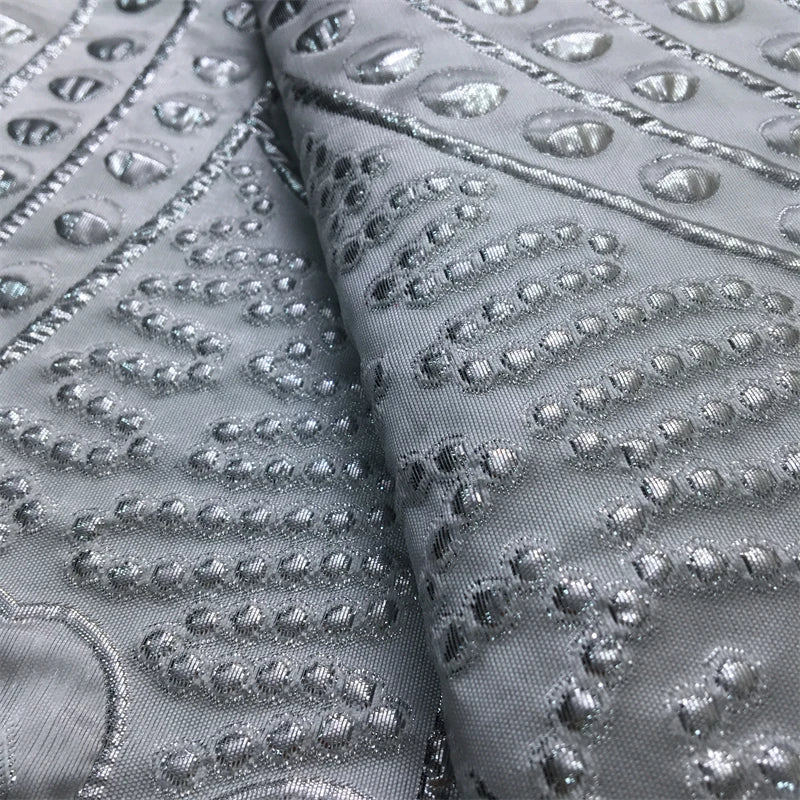 High Quality Nigerian African Organza Jacquard Lace Fabric