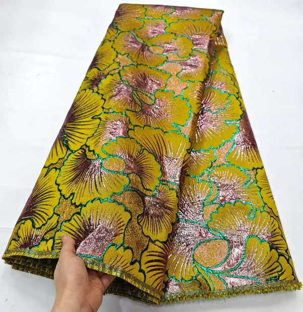 New Arrival African Brocade Lace Fabric