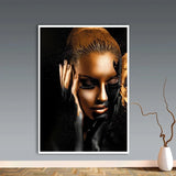 African Woman Poster Modern Wall Art