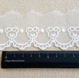 New Little Bear Cotton Mesh Embroidery Lace