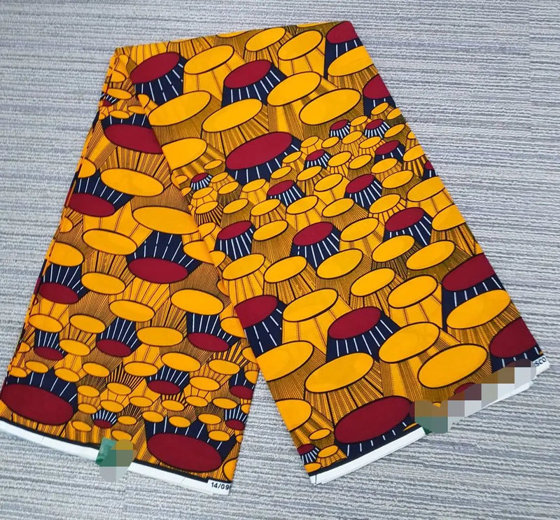 New fashion 100% cotton veritable gold print african real wax