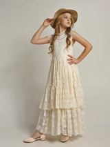 2-12 Years Old Summer Lace Girls Dress