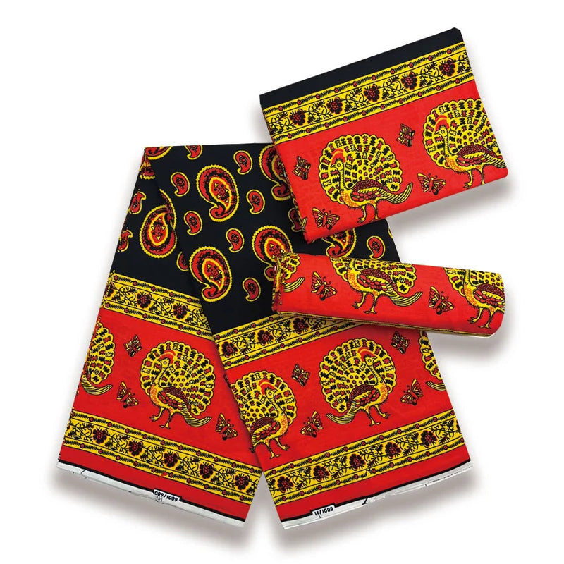 100% Cotton Nigeria Ankara Wax Fabrics