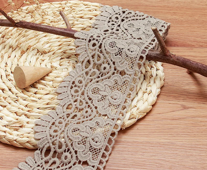 3 Meters Floral Embroidered Lace