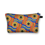 African Woman Print Cosmetic Bag