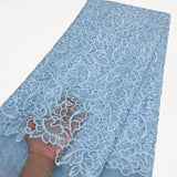 High Quality Nigerian French Mesh Lace Fabric