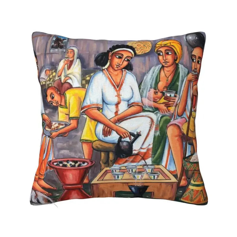 Ethiopian New Year Throw Pillow