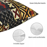 Abstract African Style Mud Pillowcase