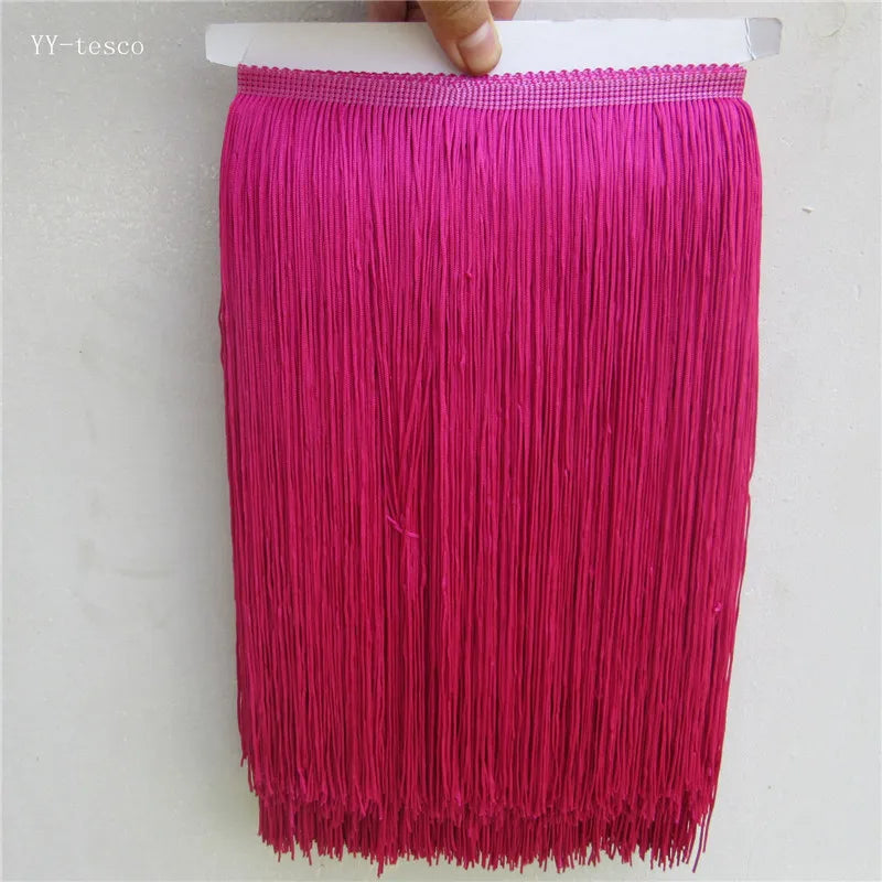 Hot Sale 30CM Long Polyester Tassel African Lace