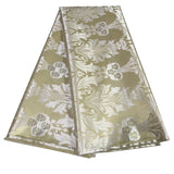 High Quality 3D Damask Embroidery Headtie Fabric