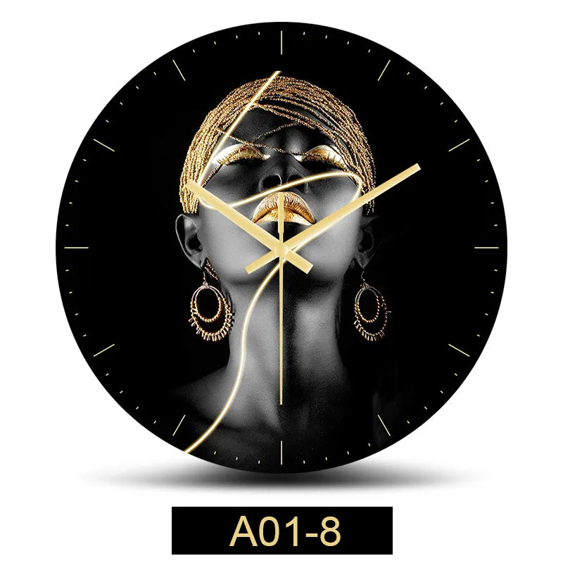 Figure Fashion Silent Quartz Clock