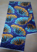 100% Cotton Ankara Wax Block Prints Batik Dutch High Quality Fabric