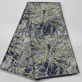 Latest Gold Brocade Lace Fabric