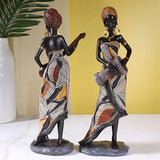 New Resin Vintage African Crafts Ornament Black Women Art