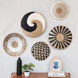 New Basket Plate Boho Hanging Seagrass Wall Decor