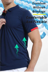 Summer Quick Drying Polos Printed Ice Cooling Shirt