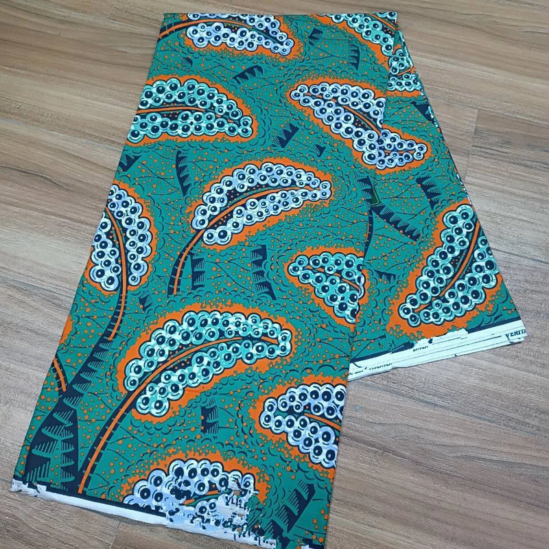 New Green Ankara African Wax