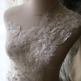 New luxury beaded embroidery lace