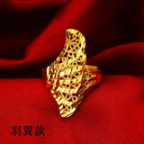 24k Adjustable Index Finger Ring