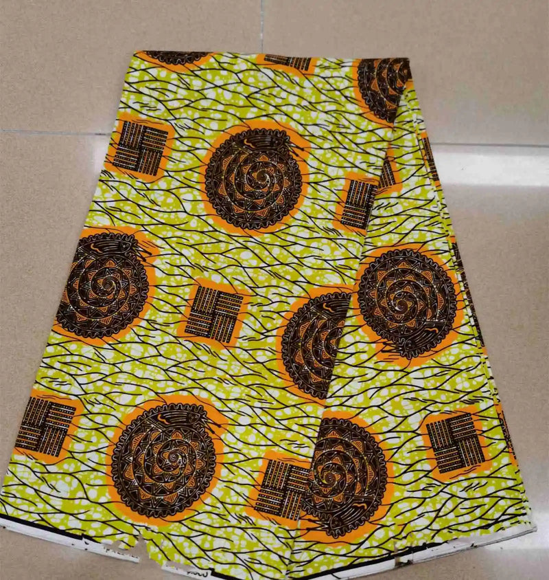 New fashion 100% cotton veritable gold print african real wax