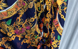 Women Dashiki Vintage Print Blouse Shirt 2 Piece Sets