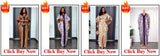 Summer Kaftan African V-neck Polyester Plus Size Long Maxi Dress