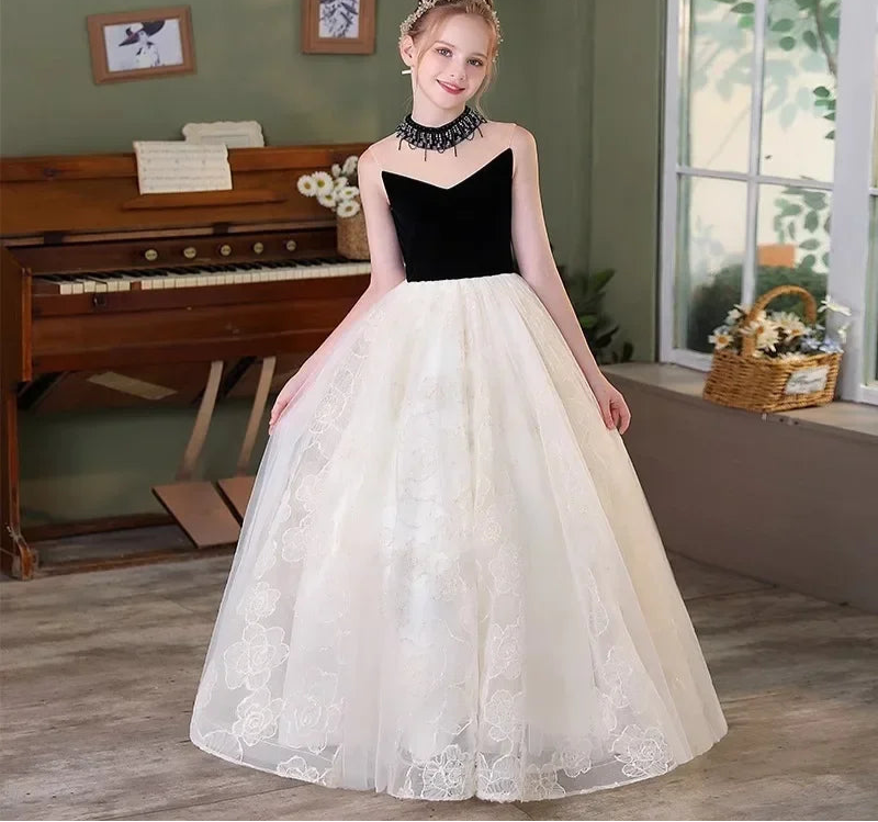 Hepburn Style Children's Princess Party Dress