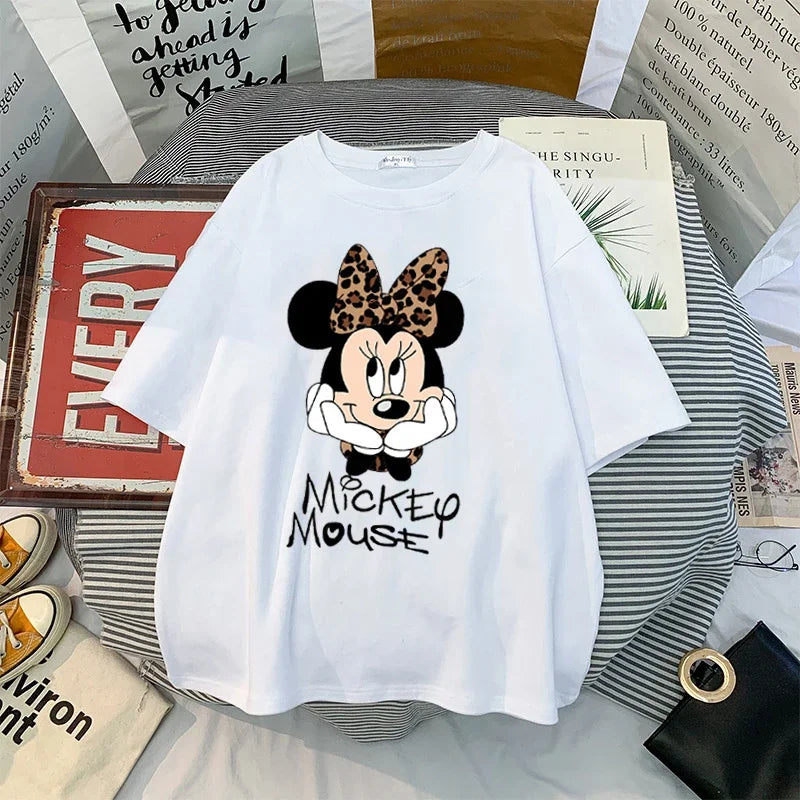 Mickey Anime Blouses Y2k Graphic T Shirts