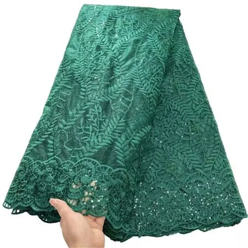 New Fashion African Brocade Lace Fabric