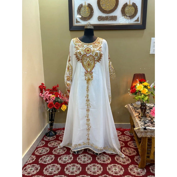 New Sale White Embroidery Dress