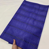 New Purple Color Bazin Riche Lace Fabric