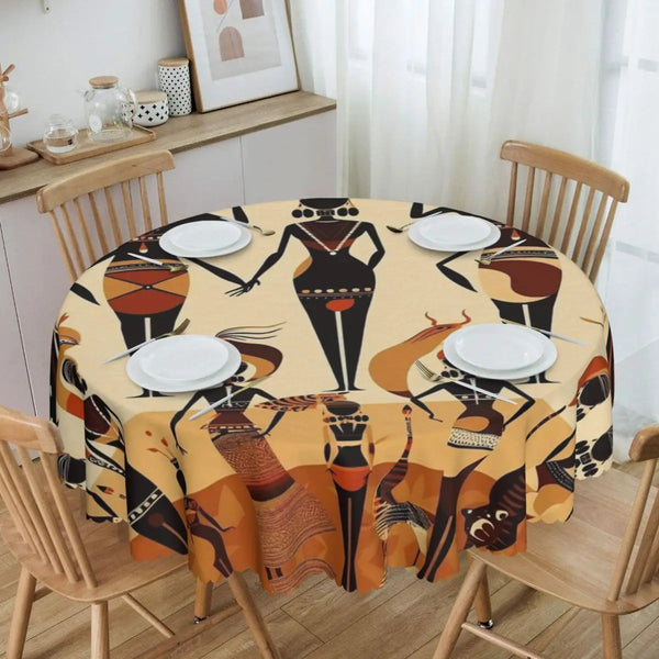 African Woman Life Culture Tablecloth