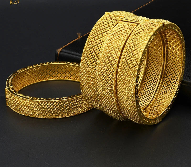 New Dubai Gold Color Bangles