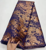 New  Embroidery African Brocade Jacquard Lace Fabrics