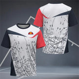 Men's Badminton Training Clothing Outdoor Fitness Sports T-Shirts