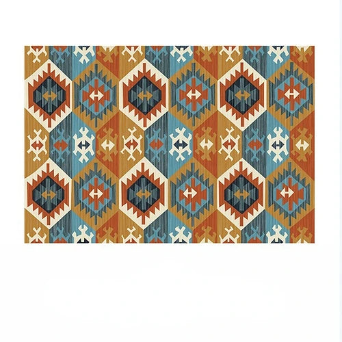 New Bohemian Pattern Decorative Living Room Carpet