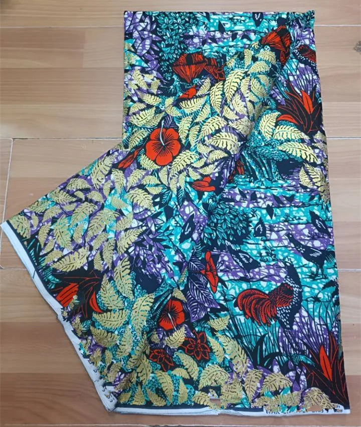 Hot Sale 100% Cotton Veritable African Wax Print Fabric