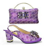 New Luxury Italian Shoes and Bags Matching Set