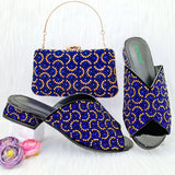 Africa Popular High Heel Shoe Bag Set