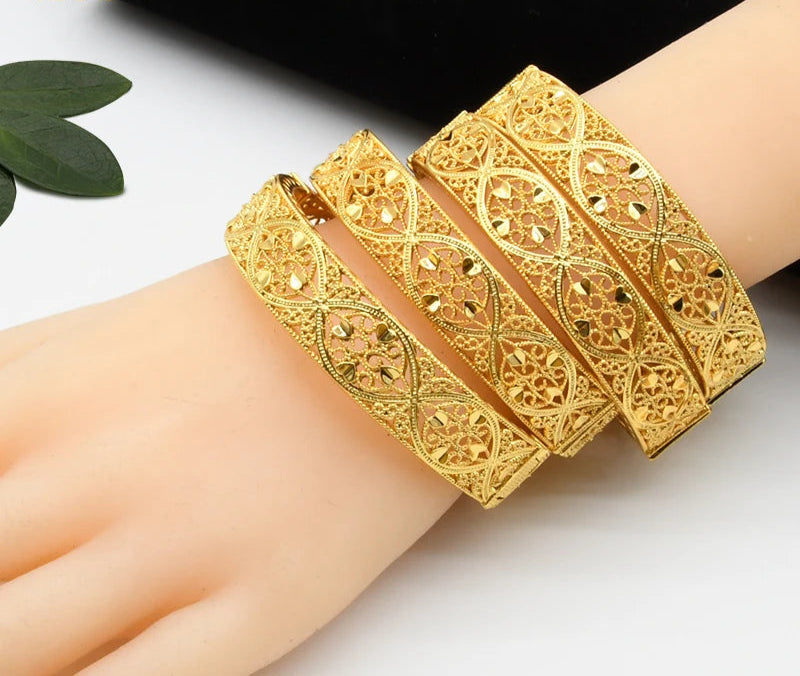 New Dubai Gold Color Bangles