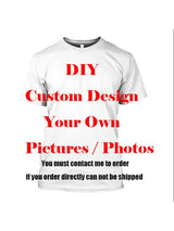 3D customized men's T-shirt