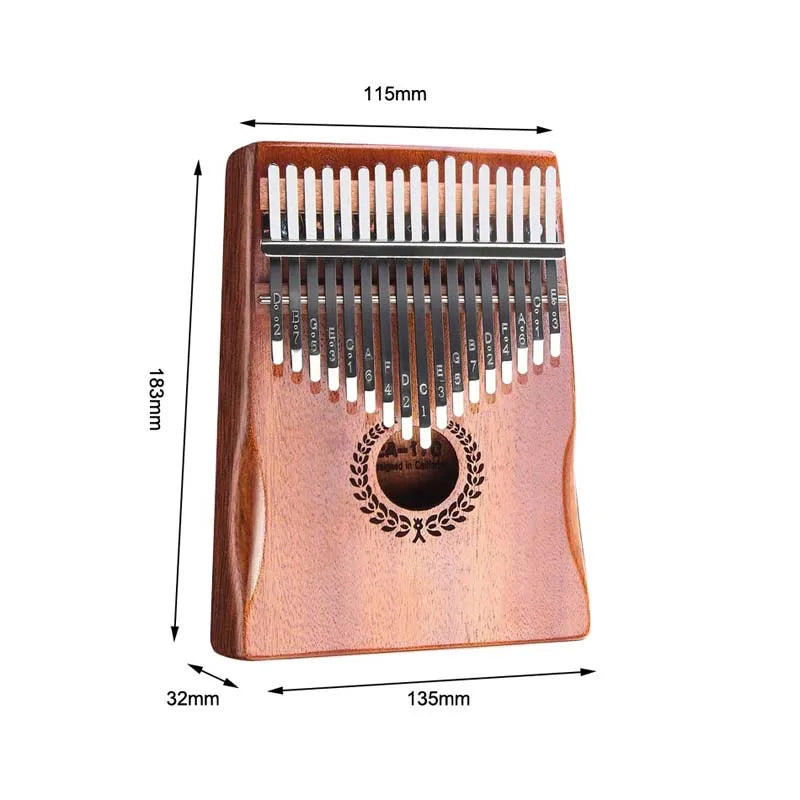 17 Keys Kalimba Thumb Piano