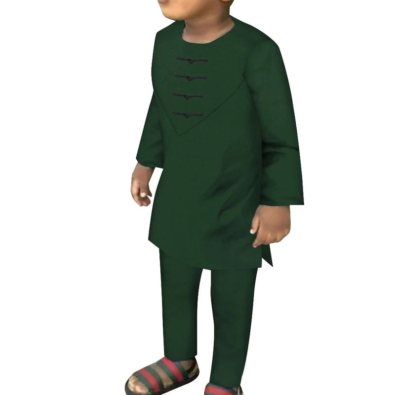 African Boy's Tops and Pants Sets