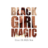 New Fashion Black Girl DIY T-Shirt