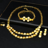 New Tassle Gold Plated Adornment Jewellery Set