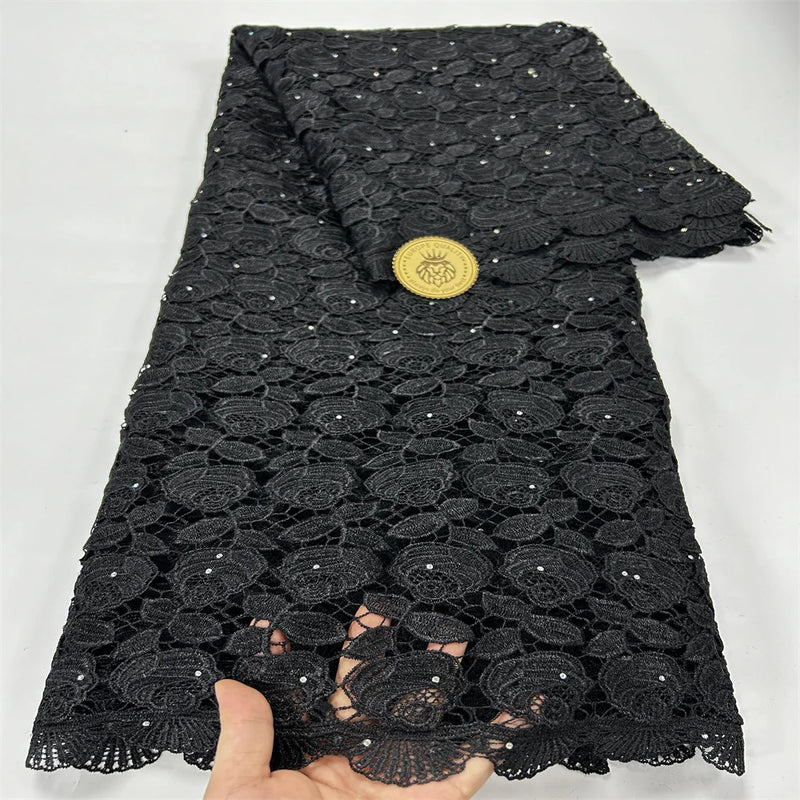 New Arrival African Water Soluble Lace Fabric