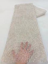 Luxury Tulle Net Lace  Sequins Lace Fabric