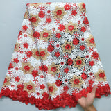 High Quality Nigerian Water Soluble Lace Fabric